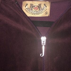 Velour juicy hoody w/cute crochet trim